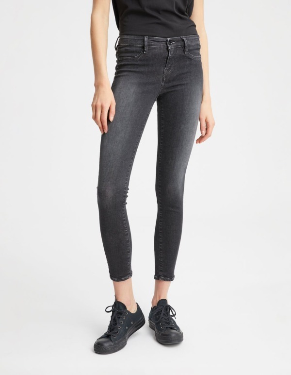 DENHAM Spray Black Soft Fade Skinny Fit Jeans