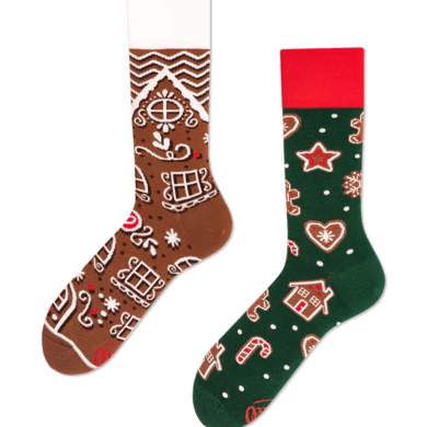 The Gingerbread Man Socks by Many Monrings