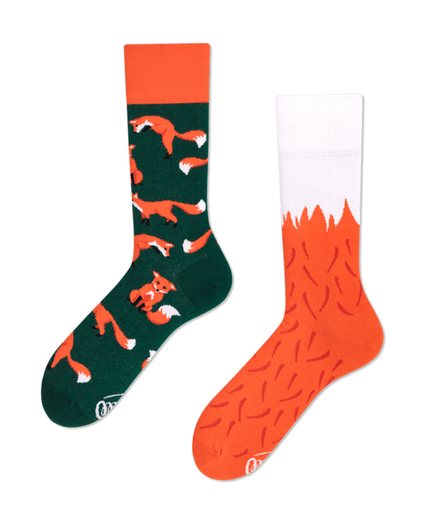 The Red Fox Socks by Many Mornings