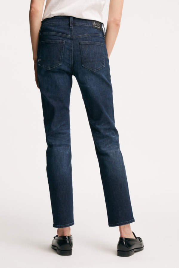 DENHAM Jolie EMY1 High Rise Straight Fit Jeans