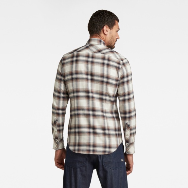G-STAR RAW 3301 Slim Hemd Whitebait Dale Check