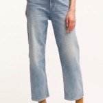 Bardot Wide Leg Jeans by Denham - lässige Jeans für Frauen mit weitem Bein in heller Waschung