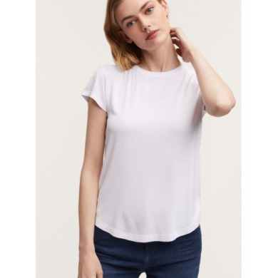 DENHAM Hiro Modal T-shirt Weiß