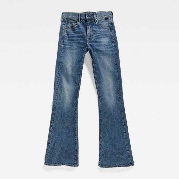 G-STAR RAW 3301 Flare Jeans Faded Cascade