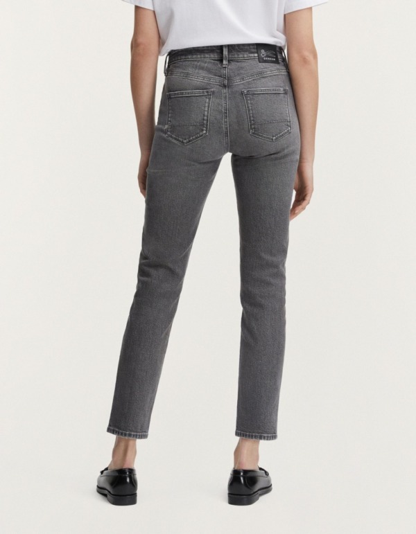 DENHAM Jolie Authentic Soft Grey Straight Fit Jeans
