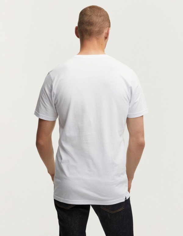 DENHAM Slim Tee White