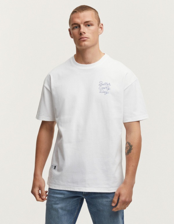 DENHAM DXC Better Everyday White Tee