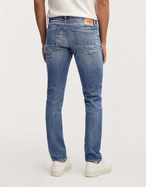 DENHAM Authentic Stone Medium Slim Fit Jeans