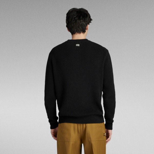 G-STAR RAW Pullover Knitted Sweatshirt dk black