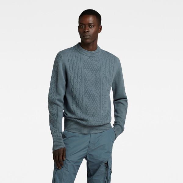 G-STAR RAW Cable Knitted Pullover Axis