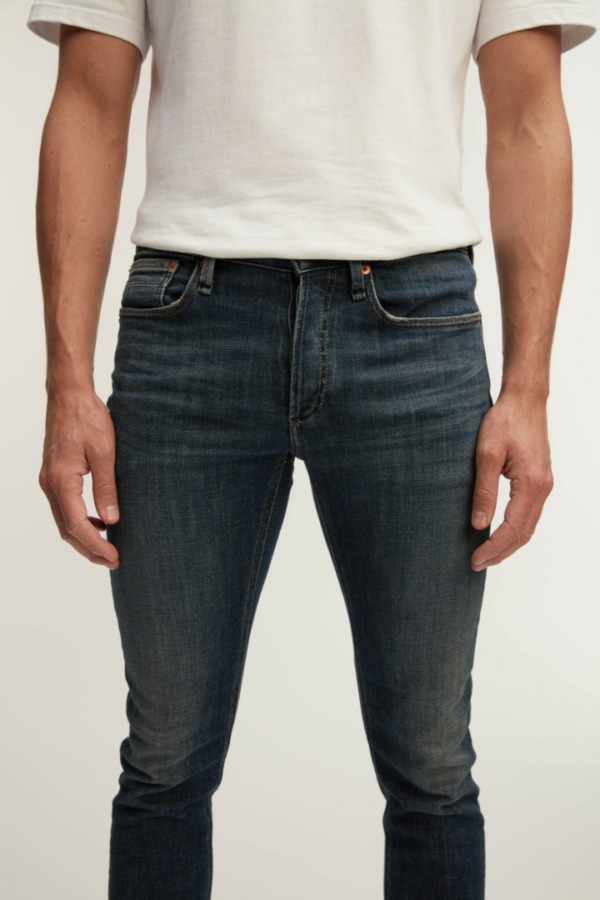 Denham Ridge Authentic Dark Worn Straight Fit Jeans