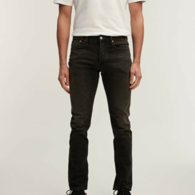 Denham Ridge Authentic Black Wash Straight Fit Jeans