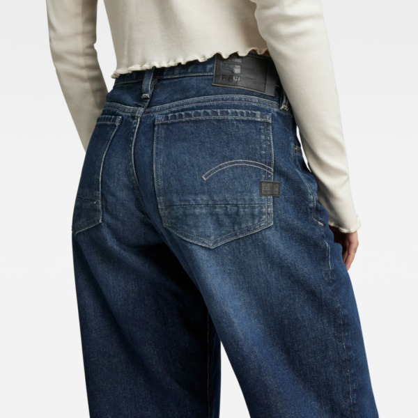 G-STAR RAW Judee Low Waist Loose Fit Jeans Worn In Himalaya Blue 