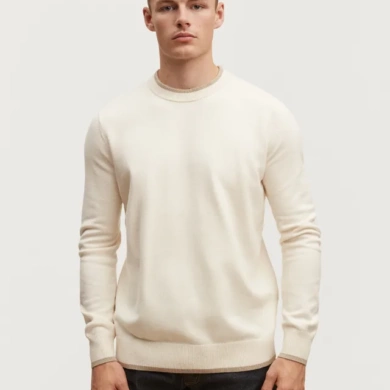 DENHAM Eaton Crew Sweater Soft Compact Knit - Regular Fit