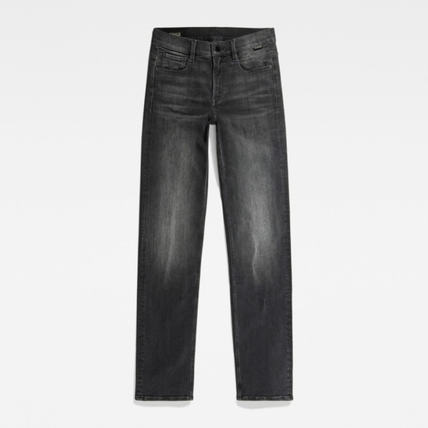 G-STAR RAW Strace Straight Fit Jeans Worn In Black Moon