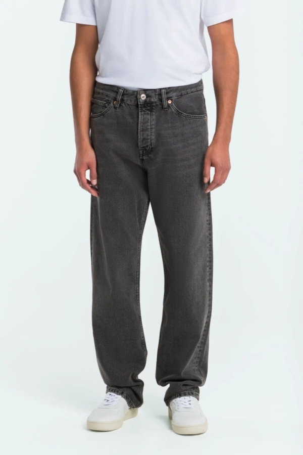 KINGS OF INDIGO Roy Relaxed Straight Fit Jeans Holo Grey Worn