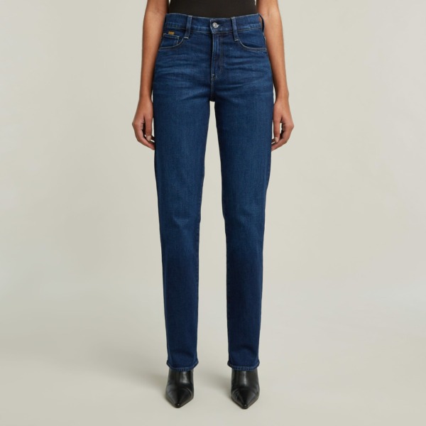 G-STAR RAW Strace Straight Fit Jeans Worn In Aster Blue