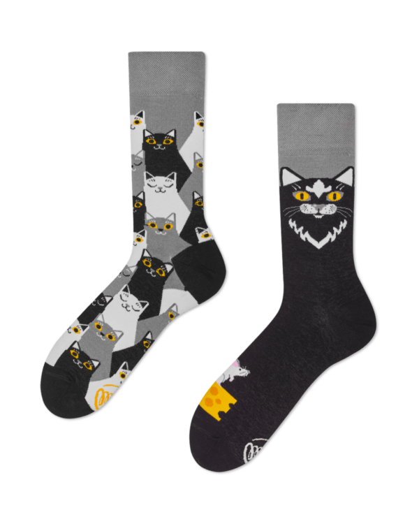 Black Cat Socks by Many Mornings