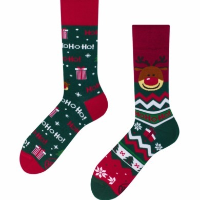 Rudolph Socks by Many Mornings