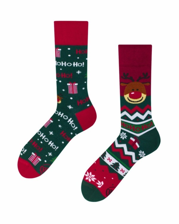 Rudolph Socks by Many Mornings