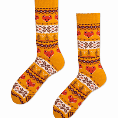 Warm Fox Socks by Many Mornings