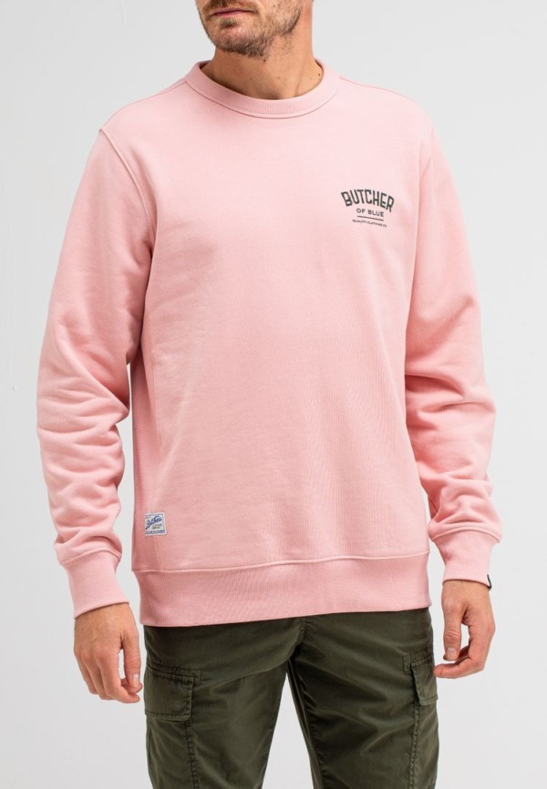 BUTCHER OF BLUE Army College Crew Flamingo Pink