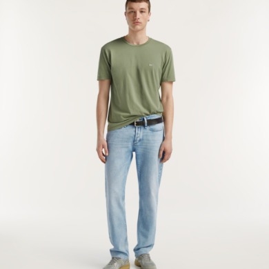 DENHAM Ridge Classic Light Worn Straight Fit Jeans