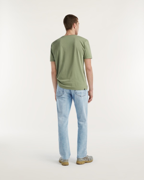 DENHAM Ridge Classic Light Worn Straight Fit Jeans