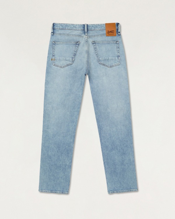 DENHAM Ridge Classic Light Worn Straight Fit Jeans
