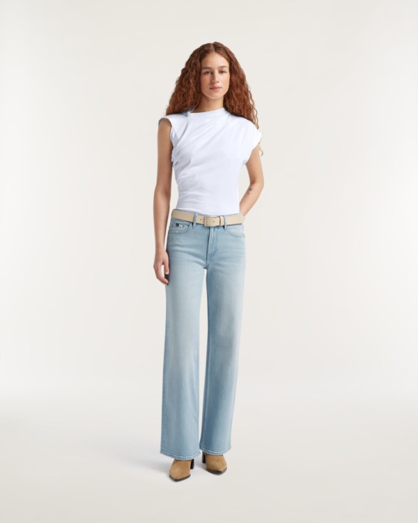 DENHAM MIO Super Comfort Fresh Blue Straight Fit Jeans