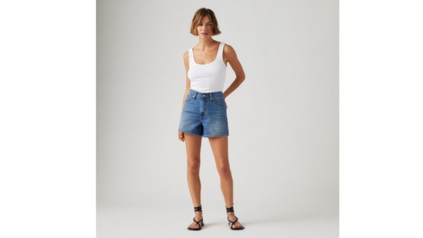 LEVIS 80`s Mom Shorts Cool City Whip