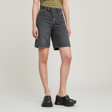 G-STAR RAW Viktoria Bermuda Shorts Clean Edge Grau