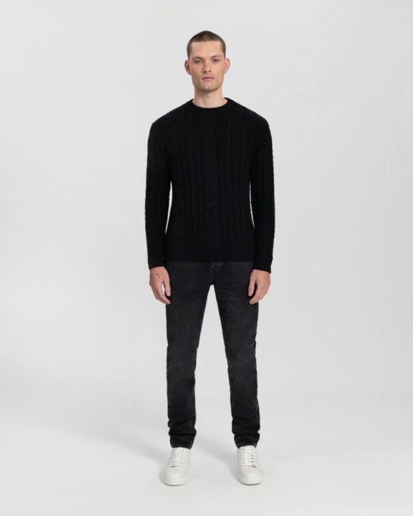 KUYICHI Jim Regular Slim Fit Jeans Vintage Black