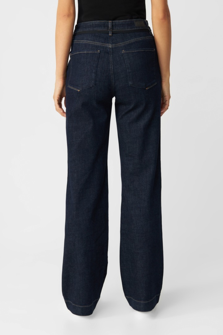 DAWN DENIM Dew Flared Soft Denim - French Pocket - Raw Blue