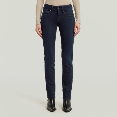 G-STAR RAW Midge Slim Straight Fit Jeans Rinse Ink Blue