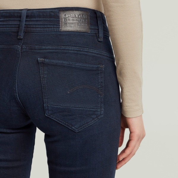G-STAR RAW Midge Slim Straight Fit Jeans Rinse Ink Blue