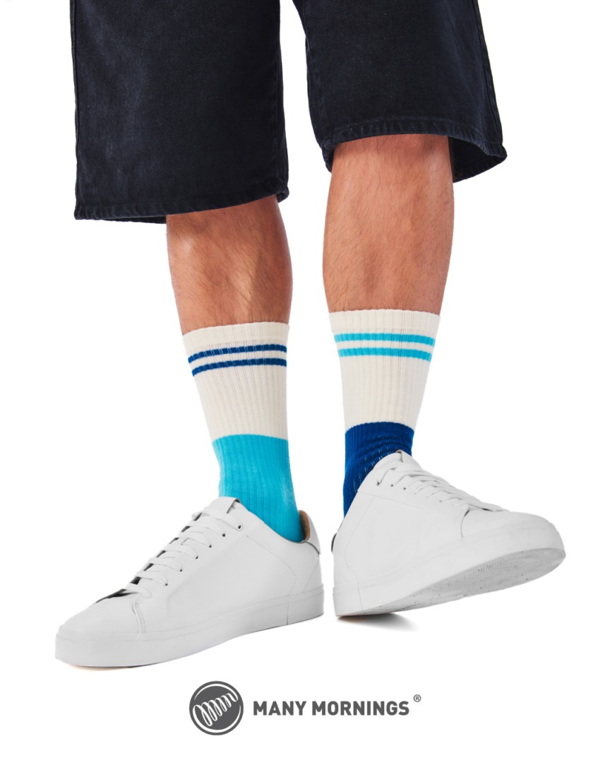 Sportliche Socken Blue Blues Many Mornings