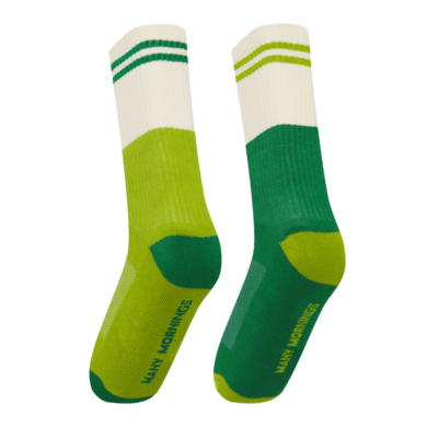 Sportliche Socken Green Groove Many Mornings