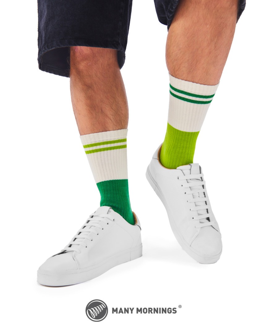 Sportliche Socken Green Groove Many Mornings