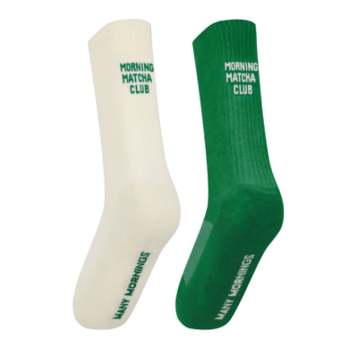 Sportliche Socken Matcha Club Many Mornings