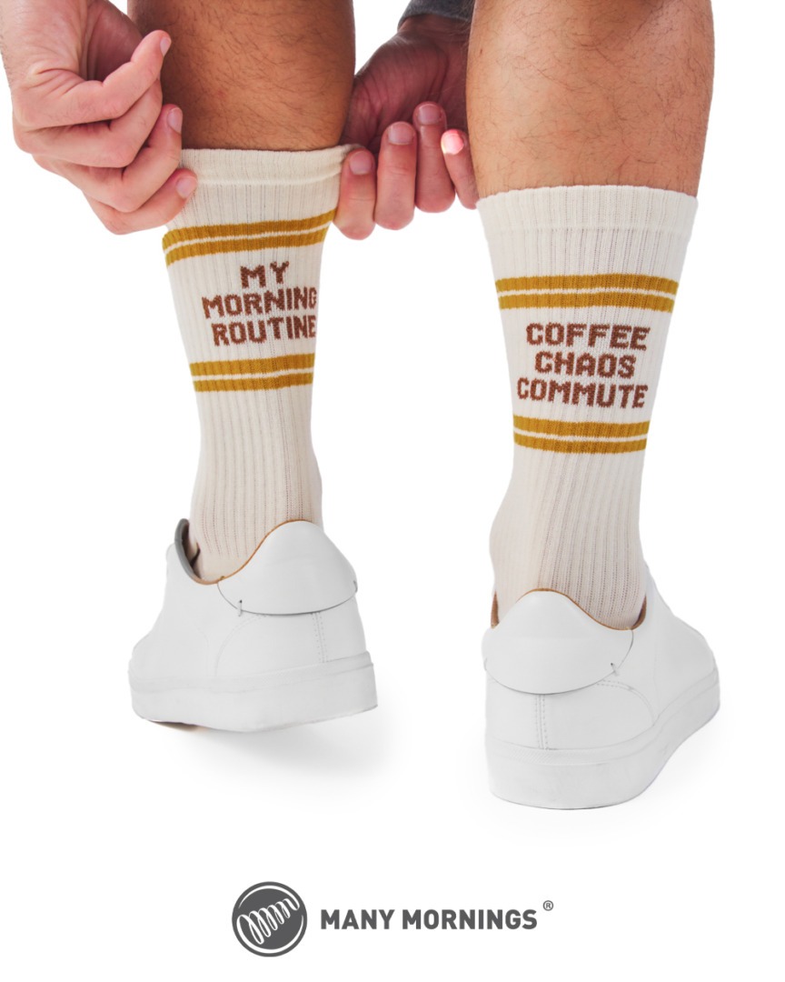 Sportliche Socken Rush Routine Many Mornings