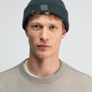 BUTCHER OF BLUE Army Wool Hook Beanie Conda Green