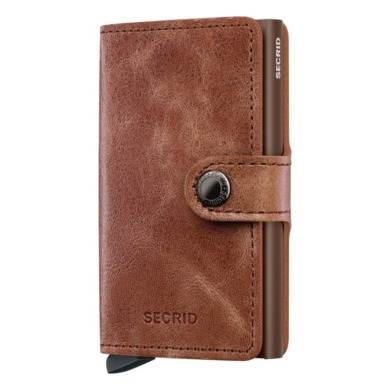 SECRID Miniwallet Vintage Cognac Brown