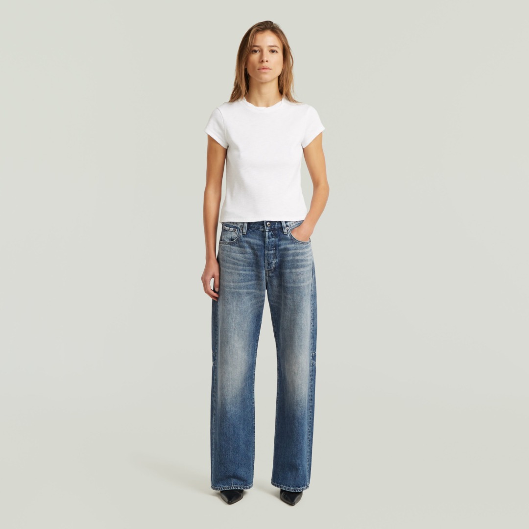 G-STAR RAW Bowey Boyfriend Jeans Antique Faded Blue Galena