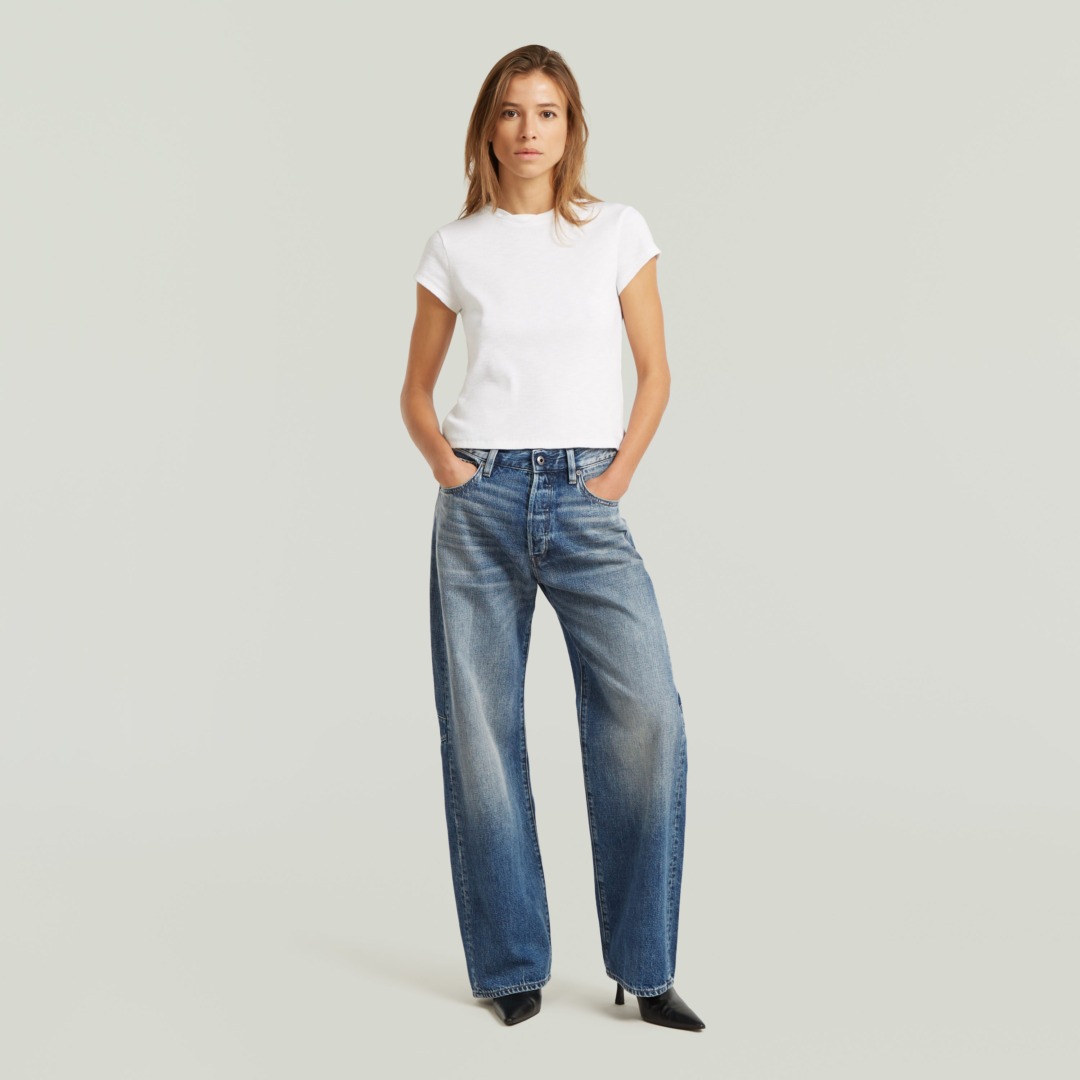 G-STAR RAW Bowey Boyfriend Jeans Antique Faded Blue Galena