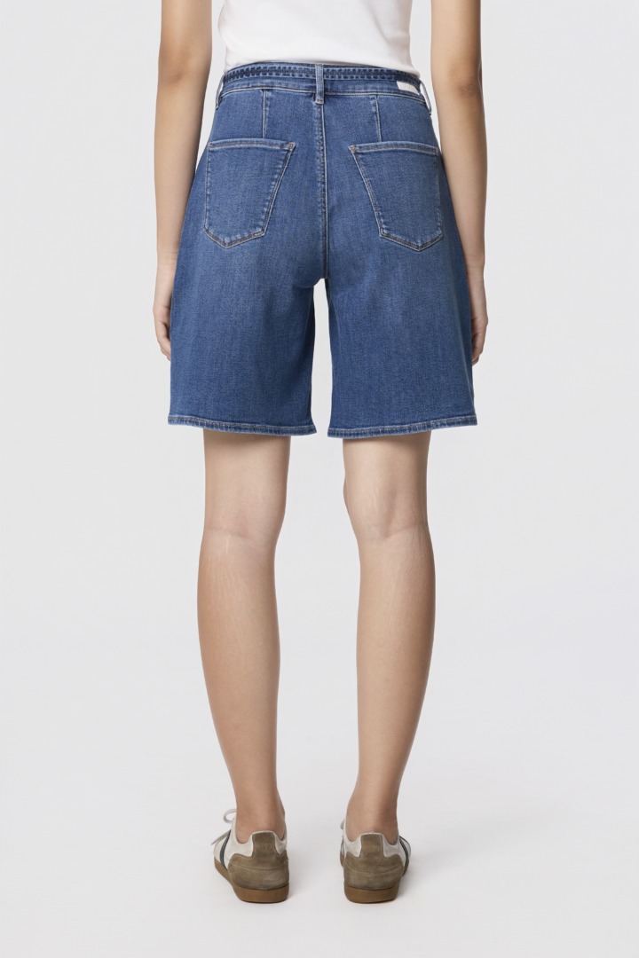 DAWN DENIM Blinky Soft Denim Shorts Medium Blue