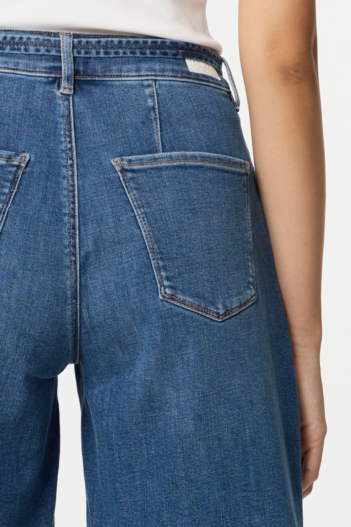 DAWN DENIM Blinky Soft Denim Shorts Medium Blue